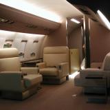 An interior of private Jet, for Remmy Martin.